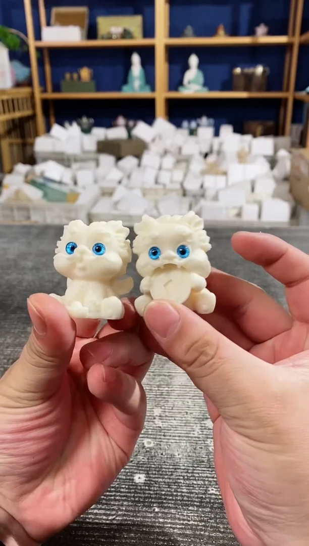 【闪购商品】其他象牙果貔貅摆件2只装