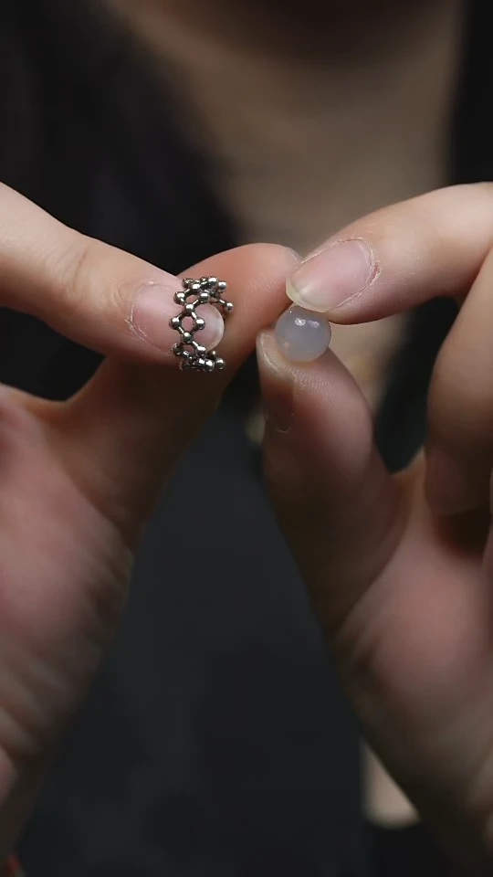 【闪购商品】玛瑙/玉髓耳饰未镶嵌多样性其一发货