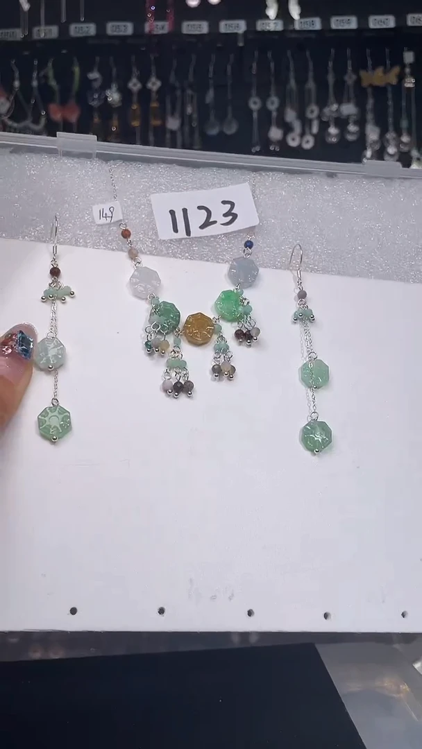 紫晶耳饰银S925镶嵌喜欢拍