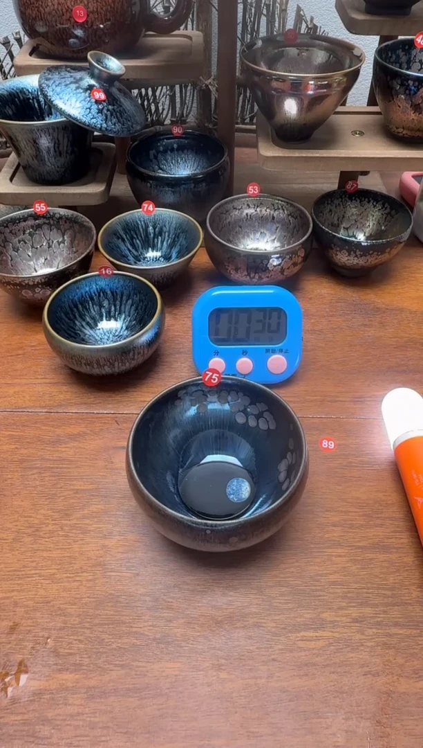 茶盏星***空75号建盏工匠茶器