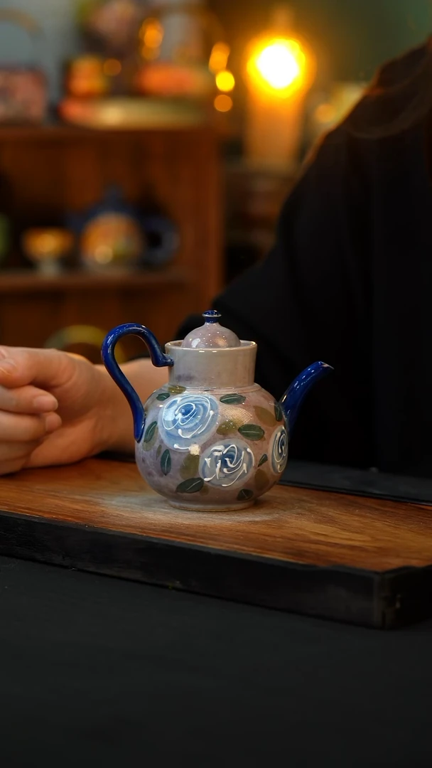 杯手绘心瓷陶瓷浮力