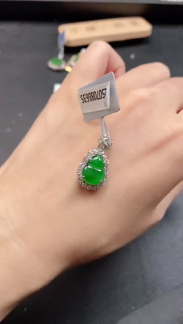 银S925镶嵌戒指翡翠5151