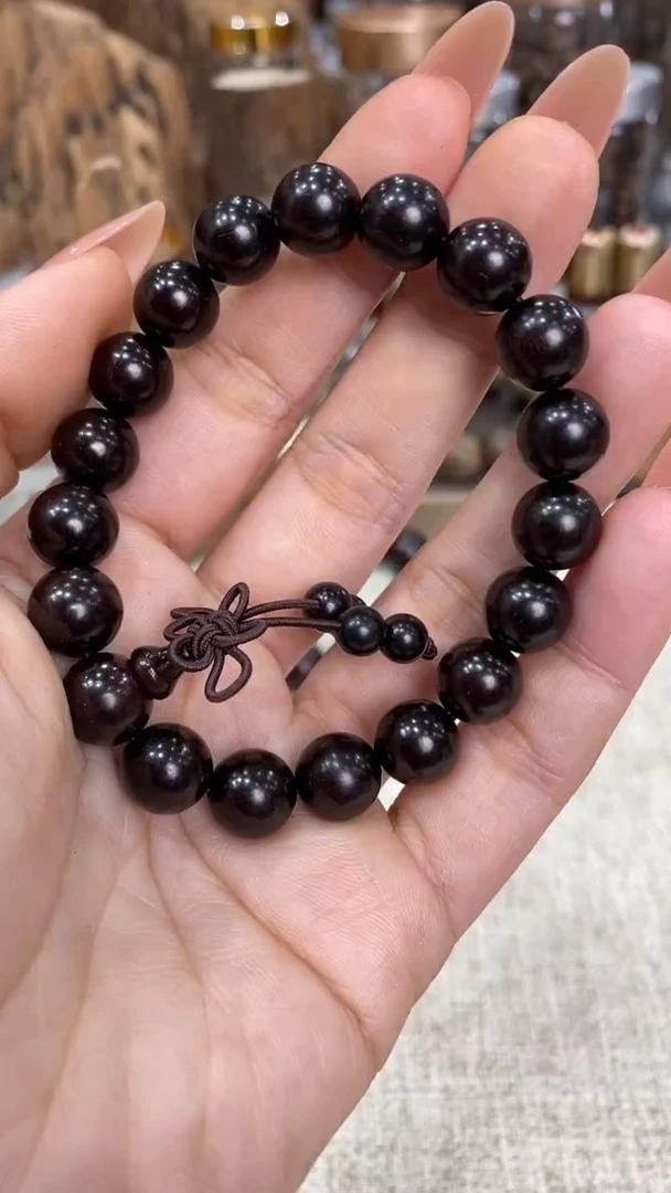 手串/手链小叶紫檀印度小叶紫檀 1.0单圈 泥料金星