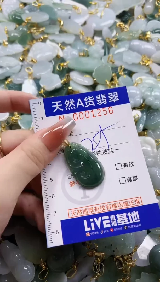 颈饰未镶嵌翡翠天然A货翡翠