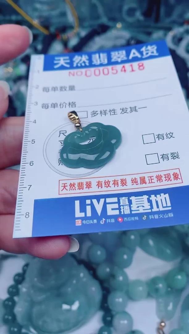 颈饰未镶嵌翡翠00005418