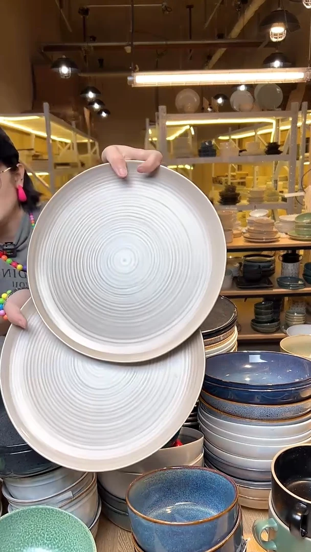 瓷297 外贸尾货高温釉下彩陶瓷餐具默认微瑕