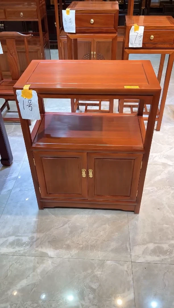 花梨木类成套家具茶水柜65*38*83