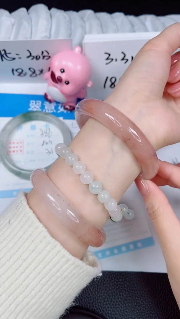 【闪购商品】石英质玉手镯未镶嵌387-62.3