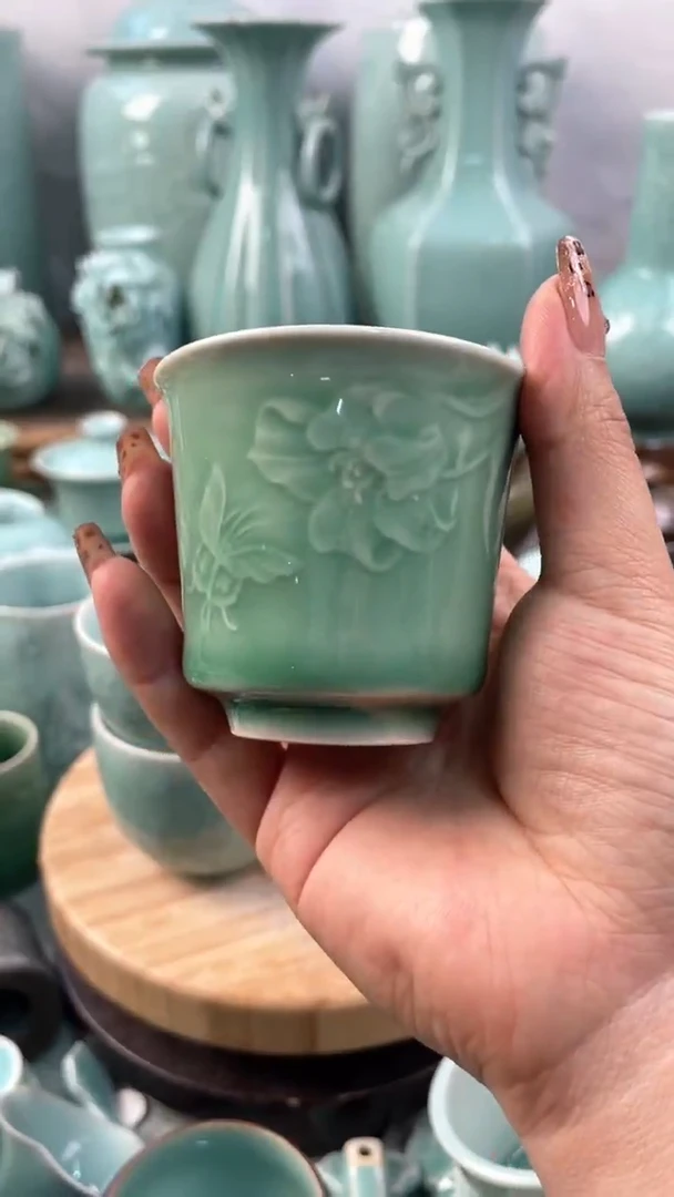 【闪购商品】正品 慧仙青瓷 主人杯