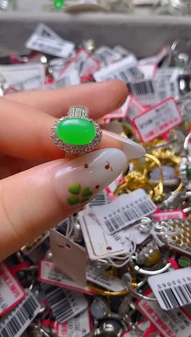 未镶嵌戒指翡翠铜托