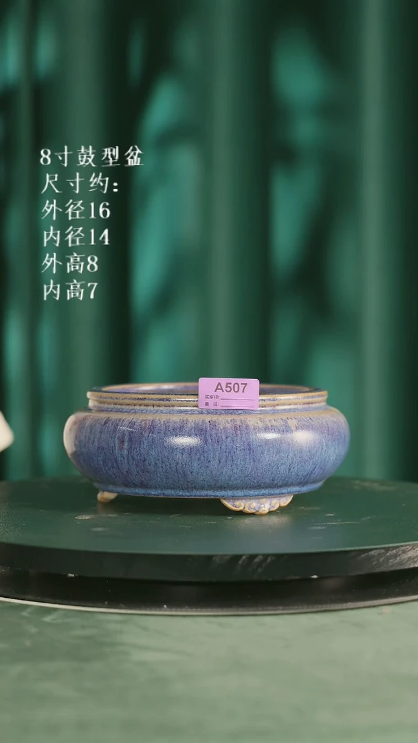 507     8寸鼓型盆