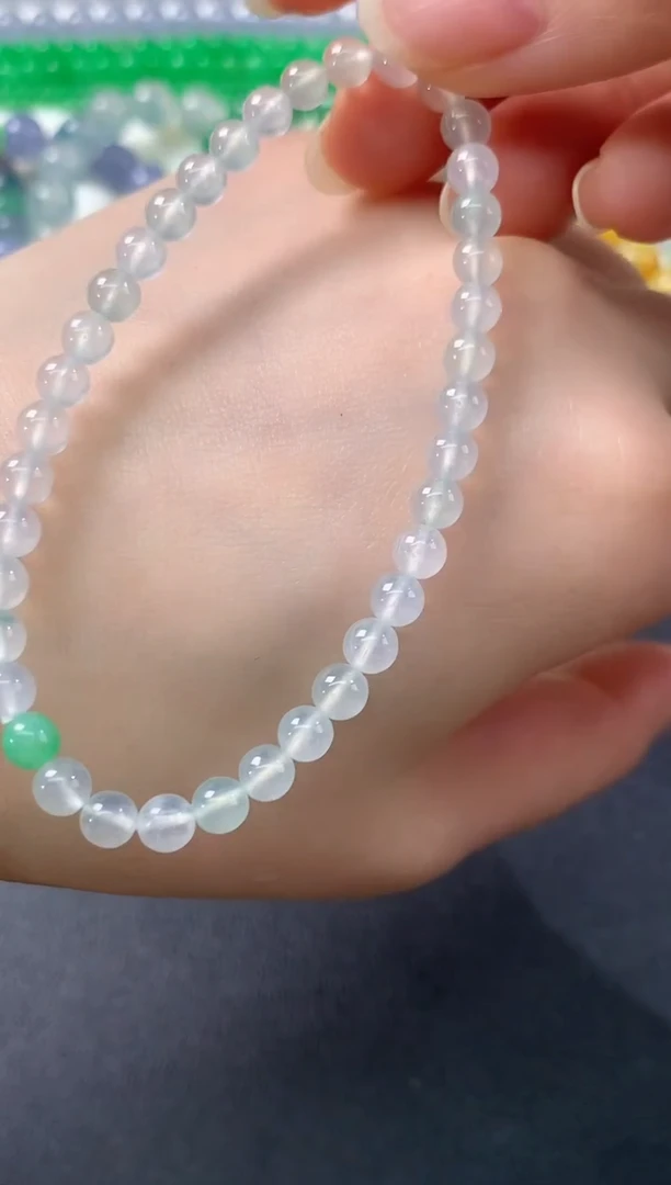 未镶嵌手串翡翠D452|3800