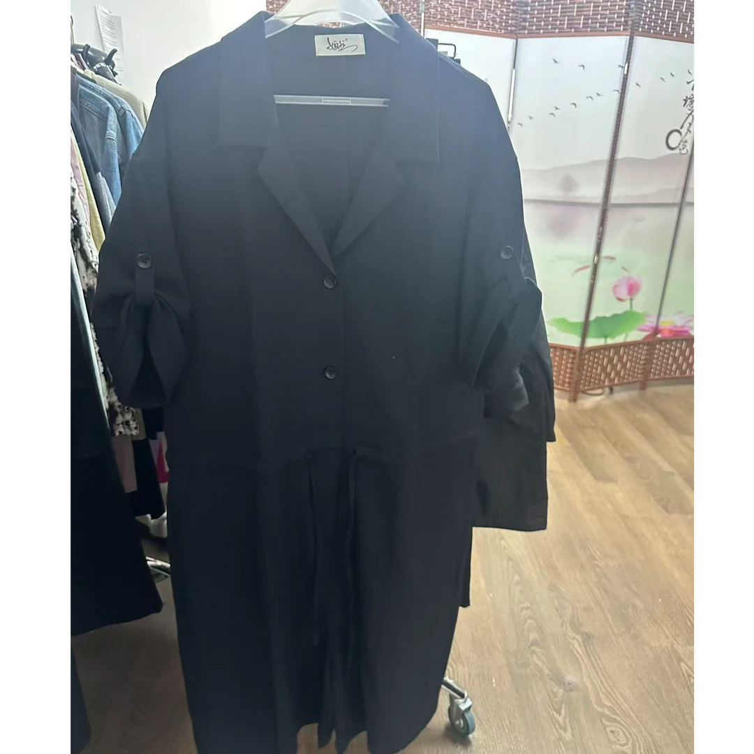 大码收腰显瘦连体衣中长款1773