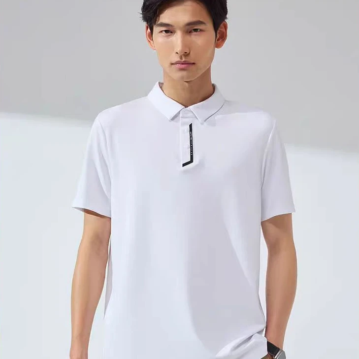 安踏冰丝T翻领短袖POLO衫男夏季新款吸湿透气上衣152427154-FS