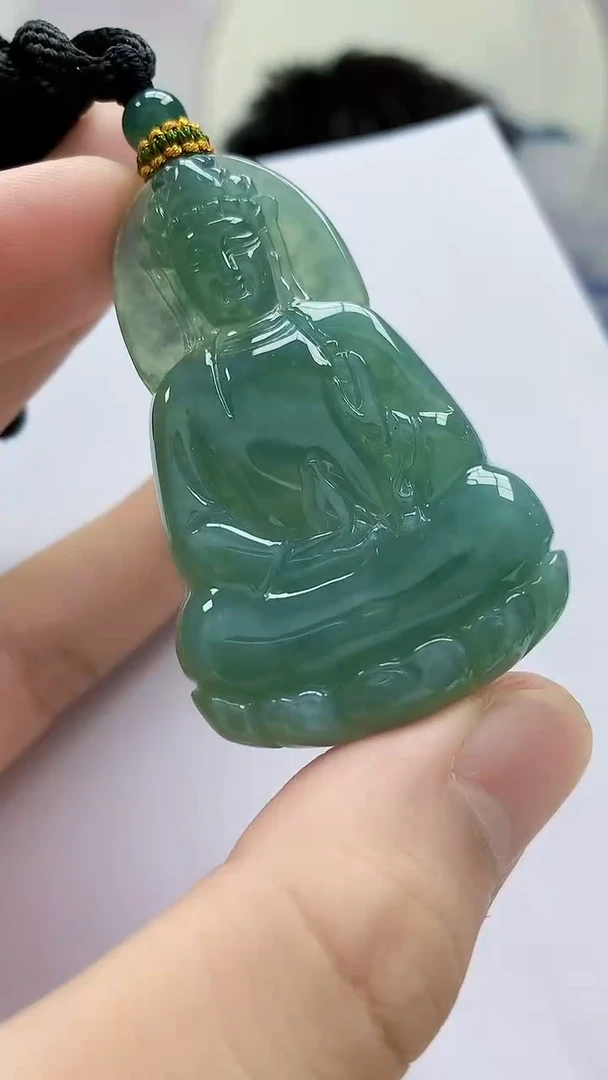 未镶嵌定制翡翠5028bb-毛货挂件49