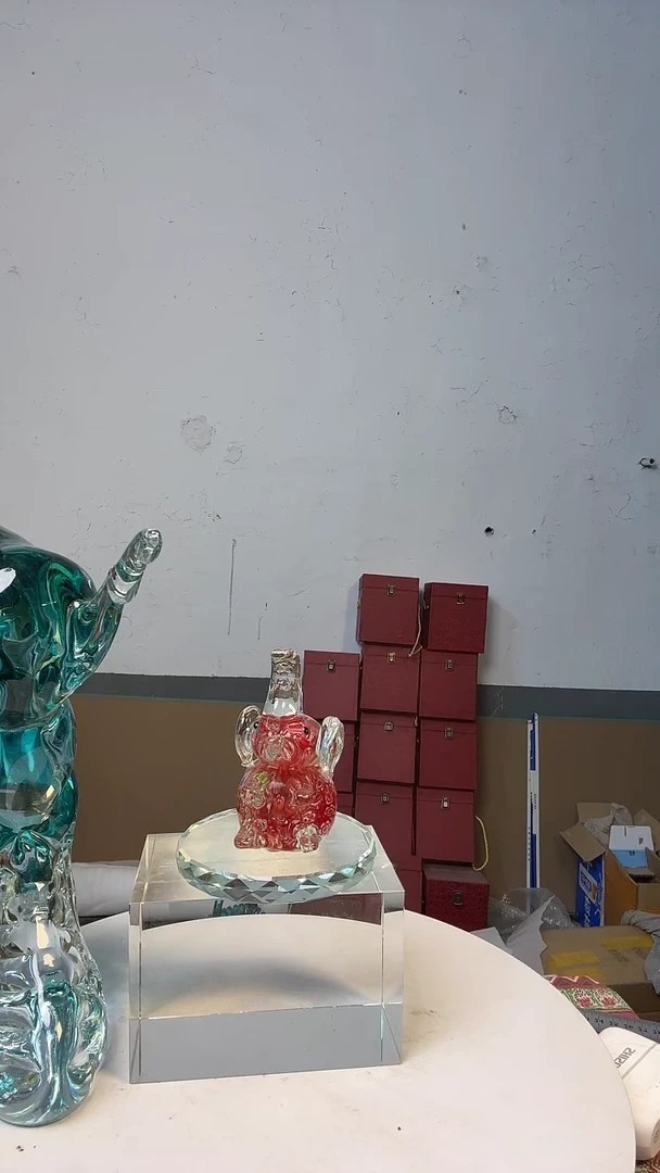 手工艺品琉璃淄博琉璃花瓶花器象