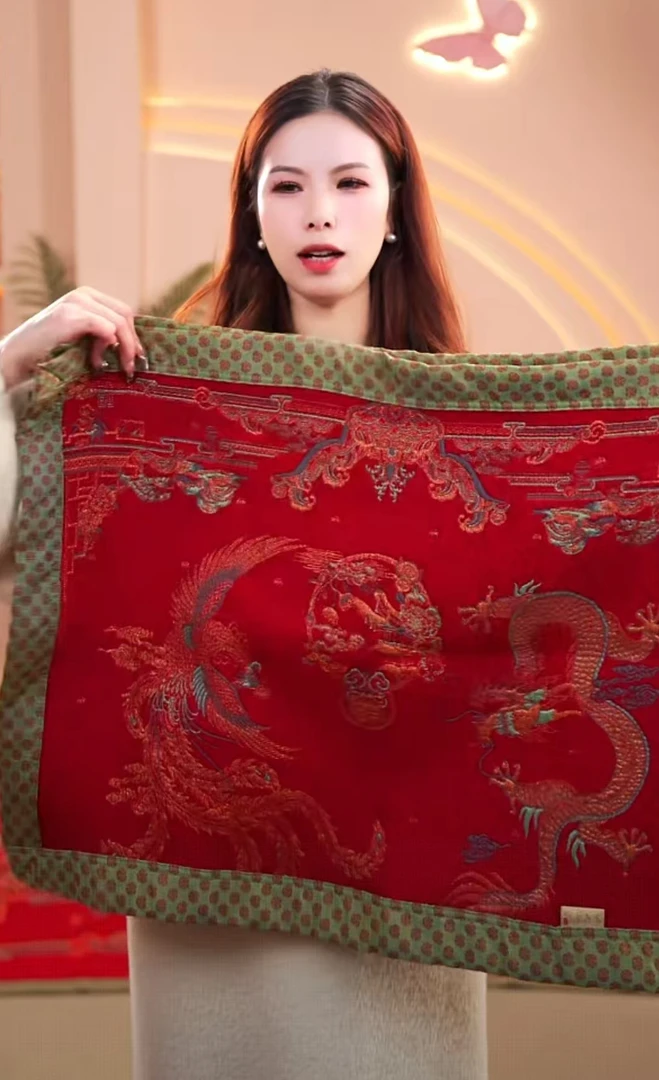 【云间龙凤】52*78cm高密枕巾柔软高档透气