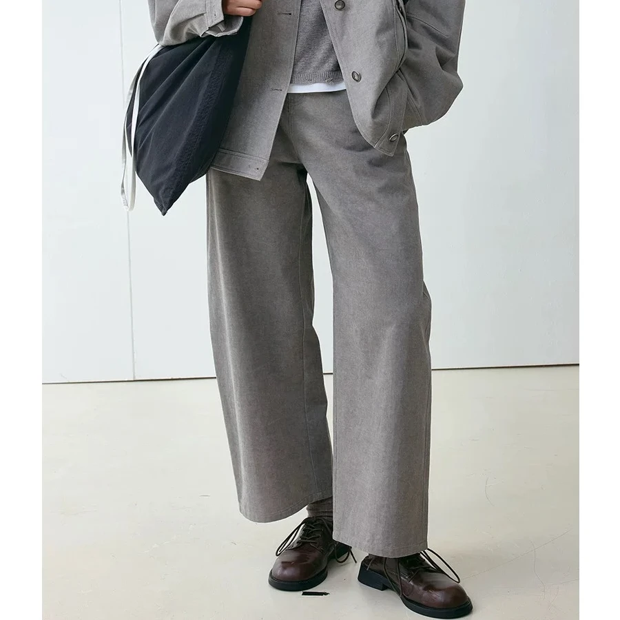 YOEYYOU外弧立体长裤