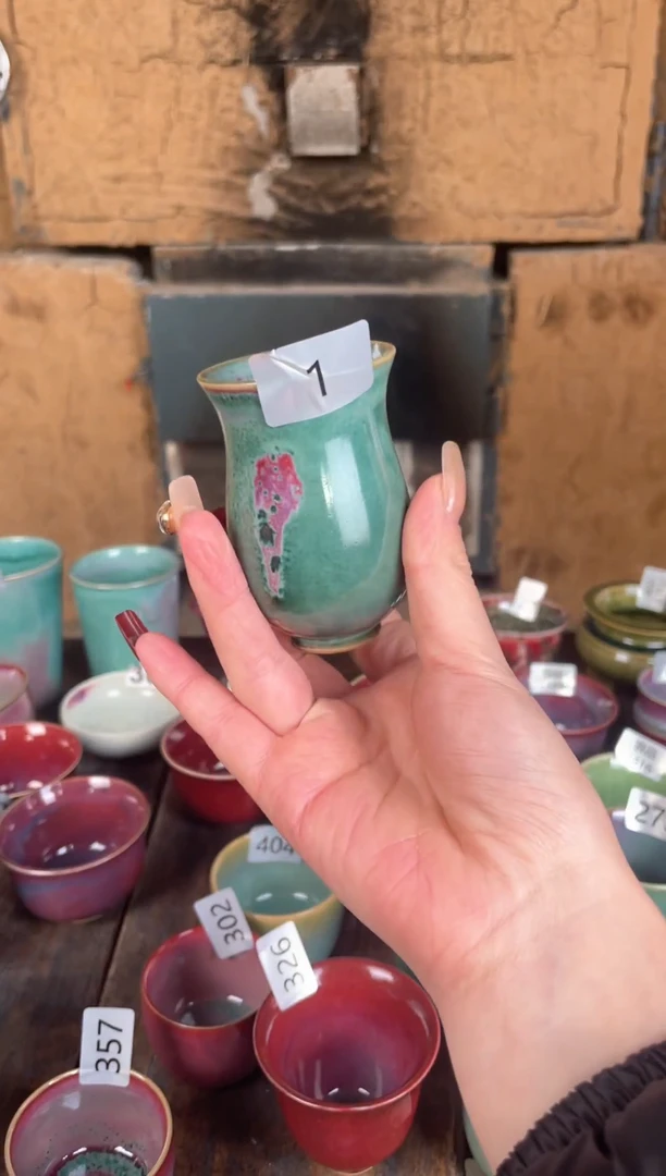 【闪购商品】摆件钧瓷窑变精品茶器