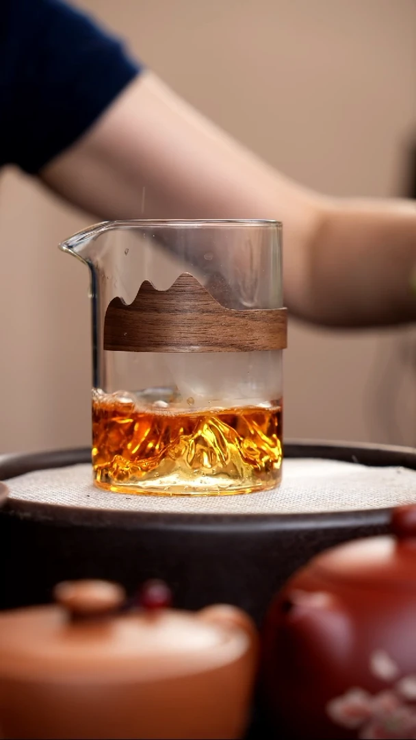 茶壶紫砂玻璃观山公道杯