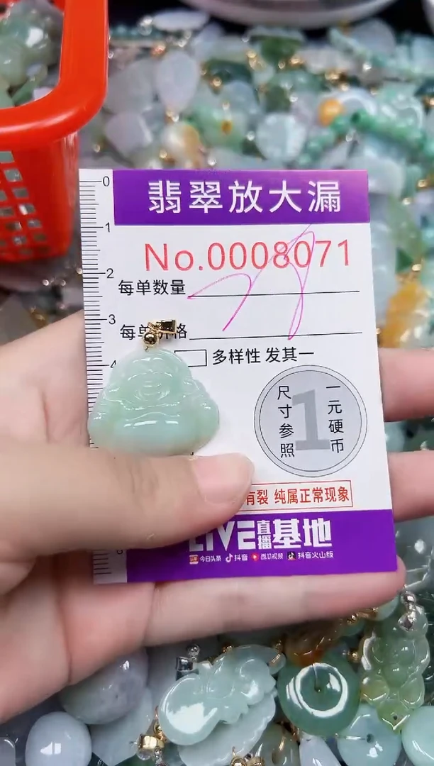 颈饰未镶嵌翡翠8071