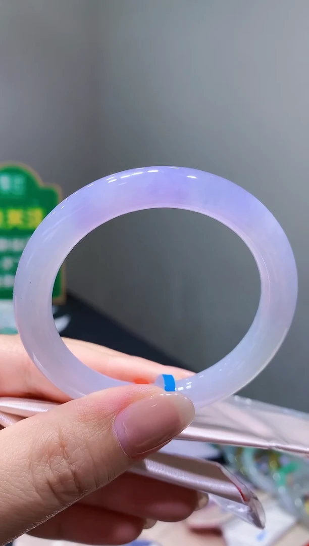 未镶嵌手镯翡翠K22天然A货缅甸翡翠53.4