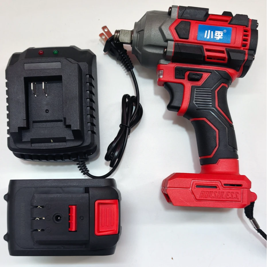 小季扳手】红色纯铜无刷850扭力10节动力电池一电一充款