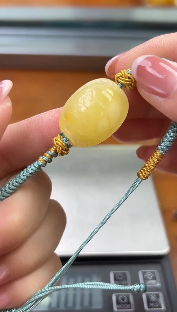 未镶嵌蜜蜡裸石琥珀蜜蜡手绳