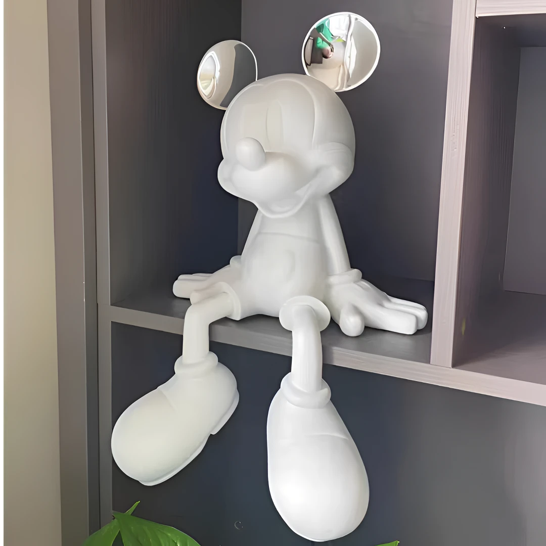 吊脚米奇摆件客厅电视柜玄关潮玩摆件卡通美式轻奢米老鼠家居高档