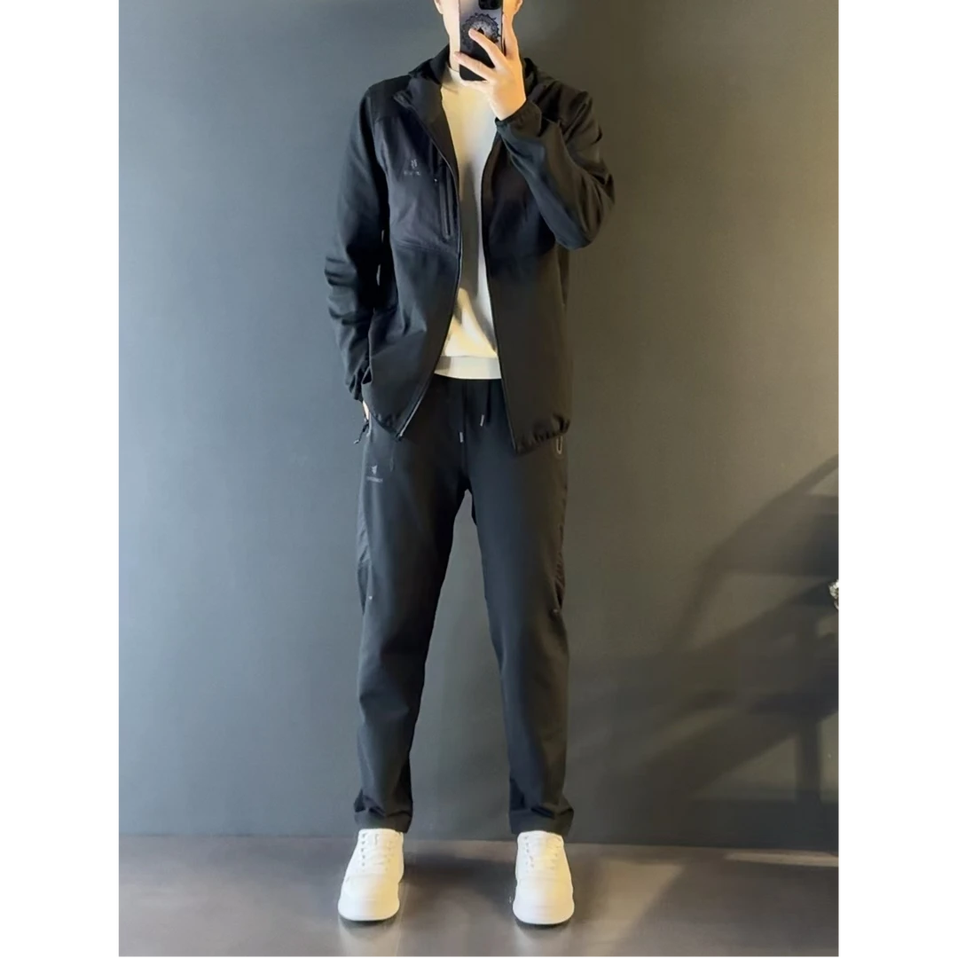 福利款/汤姆弗罗特时尚夹克LX2406男装轻奢进口面料连帽夹克