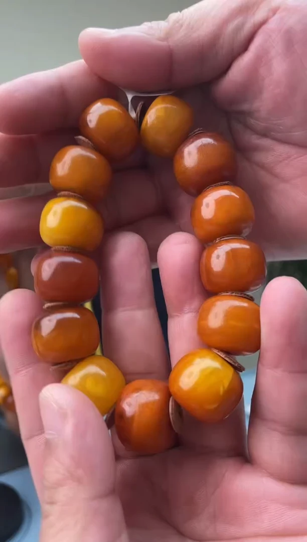 未镶嵌蜜蜡珠宝奇石054，19微瑕假一罚十