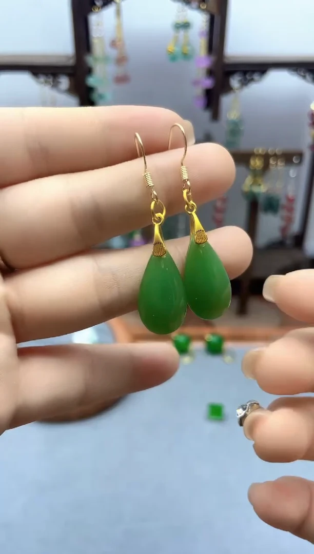 未镶嵌和田玉耳饰002000