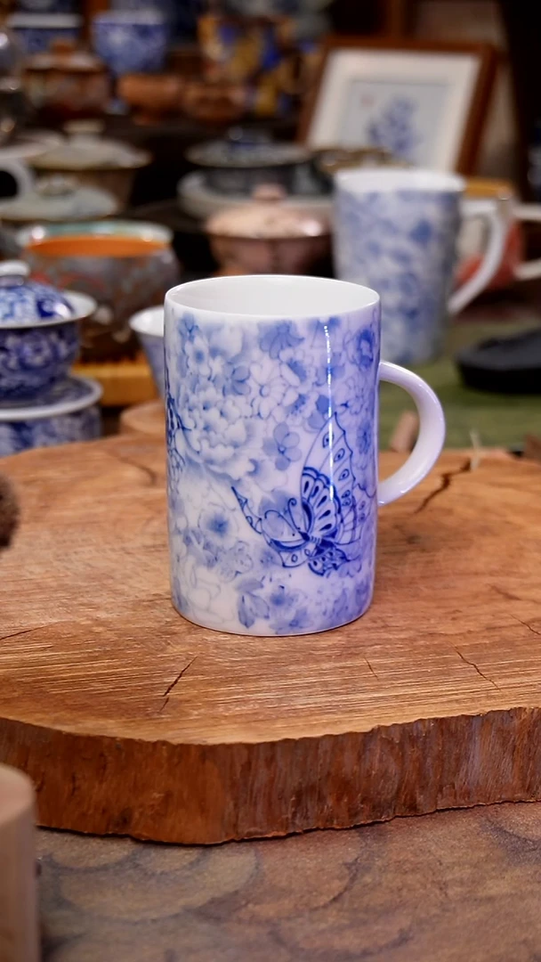 摆件蝶恋花手工手绘手工手绘