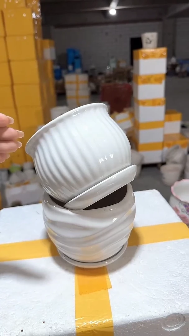 高温陶瓷花盆+E14