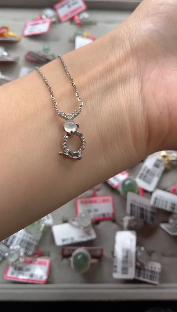 【闪购商品】翡翠戒指银S925镶嵌11111--1