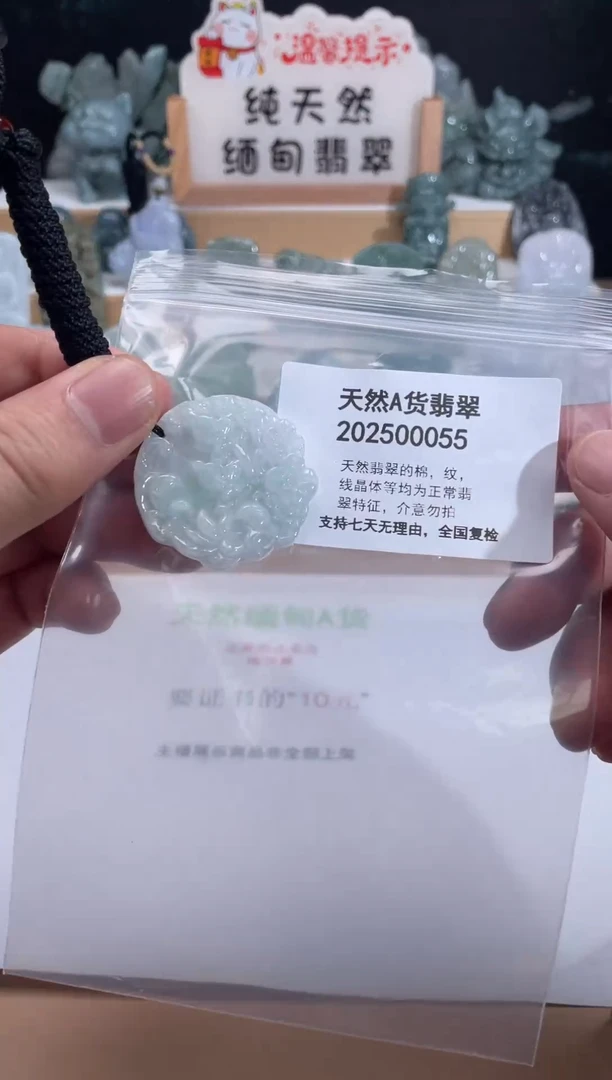 颈饰未镶嵌翡翠翠峰翡翠202512210014