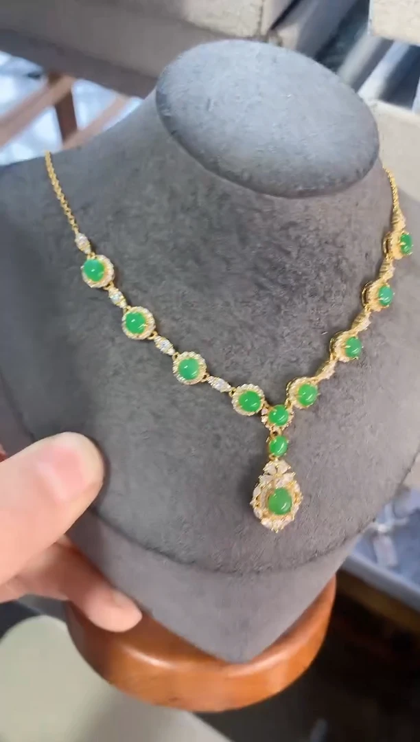 银S925镶嵌戒指翡翠444   7