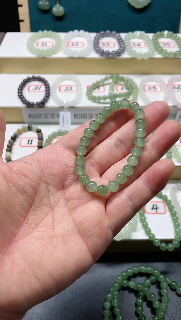 【闪购商品】和田玉手链未镶嵌HSL8.0