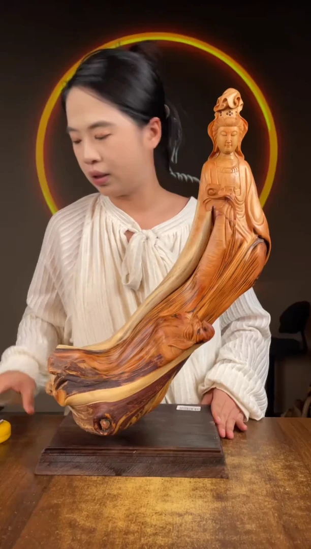 柏木（崖柏）手工摆件,先抢先得! 编号:277