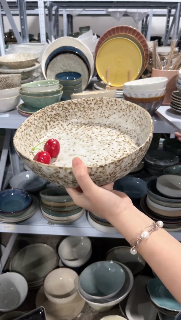 【闪购商品】瓷片外贸尾货瑕疵满20包邮X  J3A大深盘