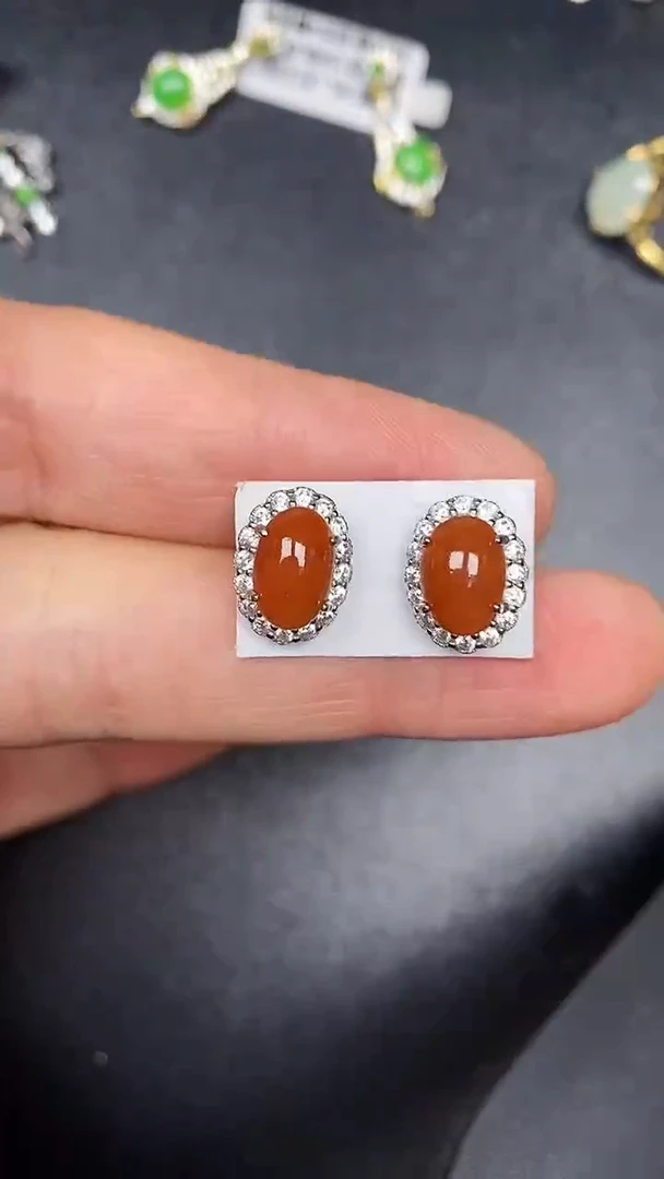 银S925镶嵌戒指翡翠3850