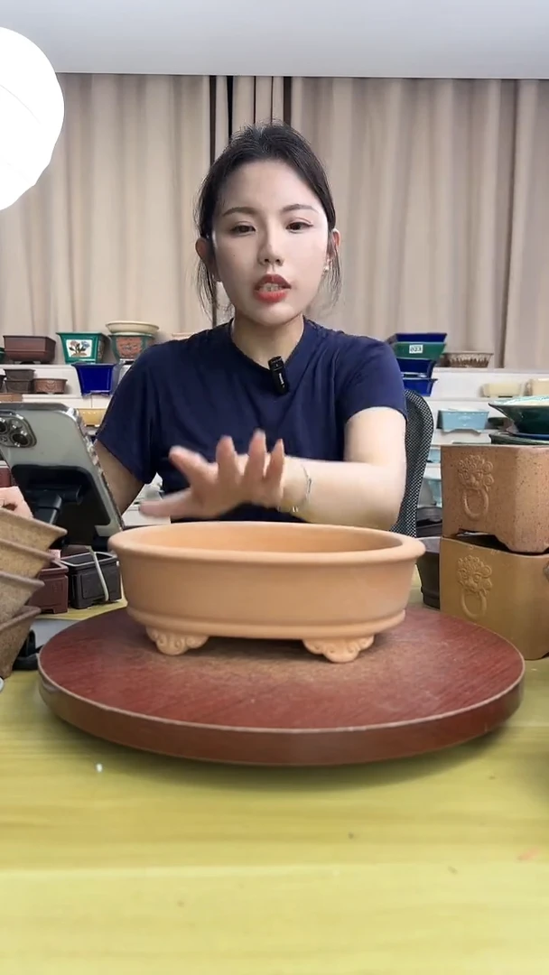 紫砂花盆紫砂花盆紫砂花盆微瑕