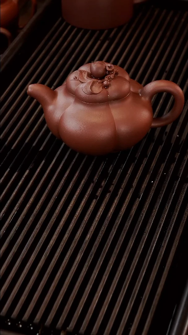 【闪购商品】紫砂茶壶半手精工底槽青上核桃