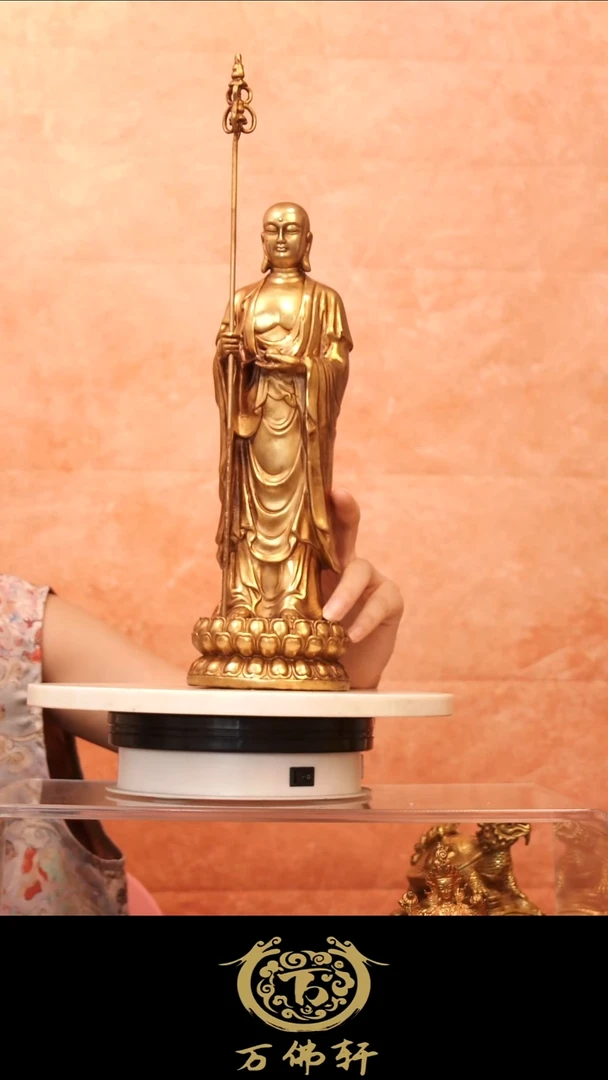 安*✨铜器摆件地藏36高