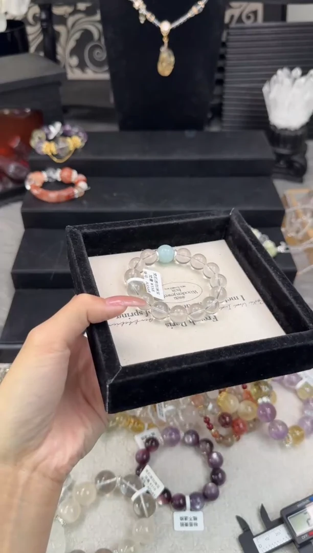 水晶手链未镶嵌天然水晶 多样性发货