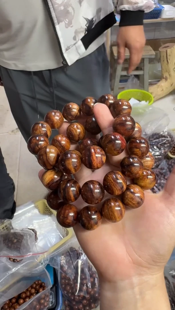 黄花梨/降香黄檀手串/手链48.8米2.0规格海黄手串