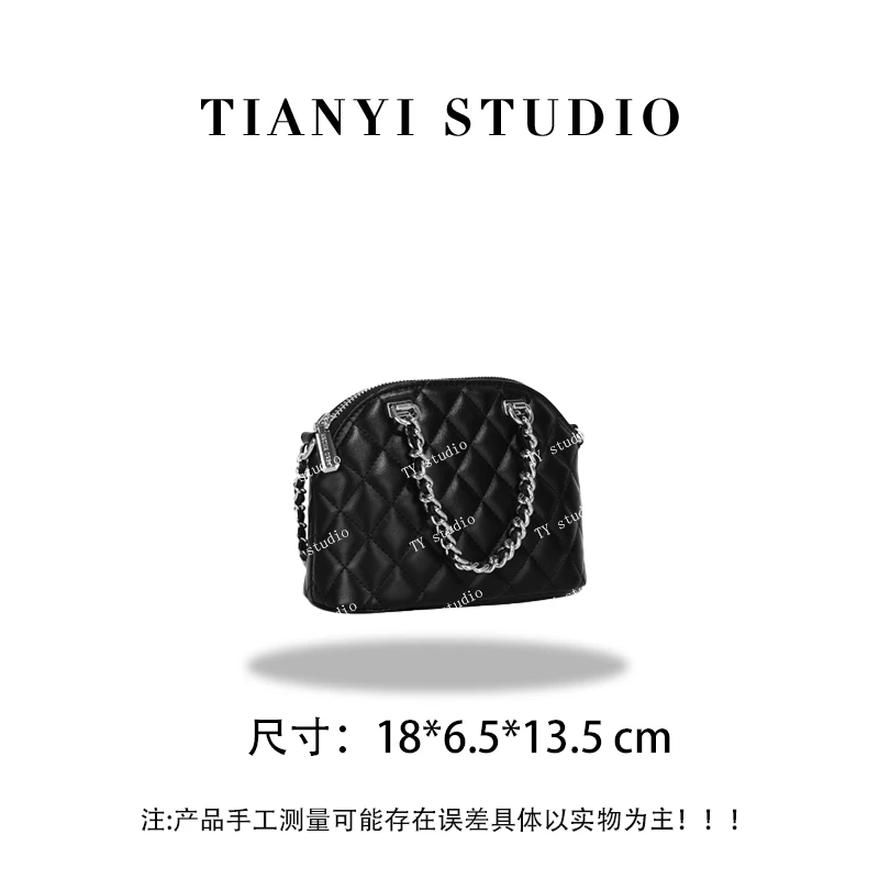 【TY】GQ-2349-黑色 轻奢高级韩版单肩潮流时尚简约女包