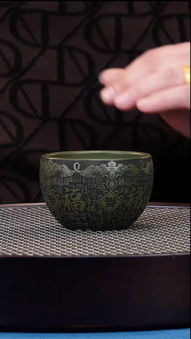 茶杯紫砂宜兴原矿紫砂 主人杯