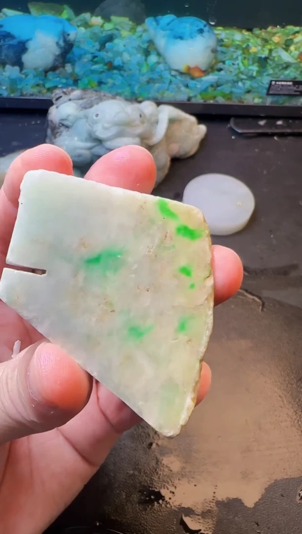翡翠挂件未镶嵌天然缅甸A货翡翠126