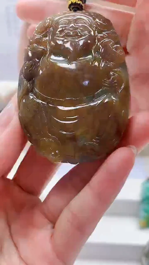 定制翡翠未镶嵌4902lr-毛货挂件212